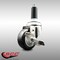 Service Caster 3 Inch 316SS Black Polyurethane Swivel 1 Inch Expanding Stem Caster Brake SCC-SS316EX20S314-PPUB-BLK-TLB-1 - alternate 4